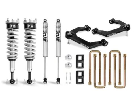 Cognito 19-24 Chevy Silv/Sierra 1500 2/4WD 3in Perf Ball Joint Lvl Lift Kit w/Fox PS Coilovr 2.0 IFP thumbnail 1