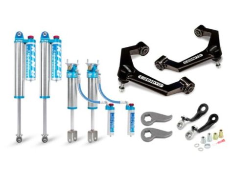 Cognito 20-24 Chevy/GMC Silv/Sierra 2500/3500 HD 2WD/4WD 3in Elite Leveling Kit w/ King 2.5 RR thumbnail 4