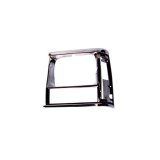 Omix LH Chrome Blk Headlight Bezel 84-01 Cherokee (XJ) thumbnail 1