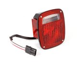 Omix Tail Light Black Housing LH 87-90 Jeep Wrangler thumbnail 1
