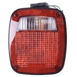 Omix Left Black Tail Lamp 91-97 Jeep YJ TJ Wrangler thumbnail 1