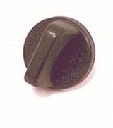 Omix Interior Windshield Knob Black 76-86 CJ Models thumbnail 1