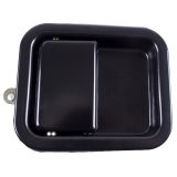 Omix Paddle Door Handle Black- 81-06 CJ & Wrangler thumbnail 1