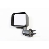 Omix Door Mirror Black LH- 07-18 Jeep Wrangler JK thumbnail 1