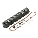 Omix Black Aluminum Valve Cover Kit 4.2L 81-86 CJ thumbnail 1