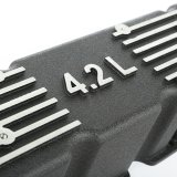 Omix Black Aluminum Valve Cover Kit 4.2L 81-86 CJ thumbnail 4