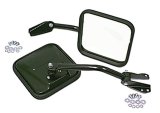 Omix Side Mirror Kit Black- 55-86 Jeep CJ Models thumbnail 1