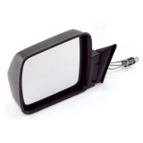 Omix Left Black Mirror 84-96 Jeep Cherokee (XJ) thumbnail 1