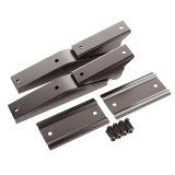 Omix Tailgate Hinge Set Black 97-06 Wrangler TJ thumbnail 1