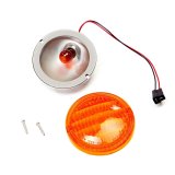 Omix Park Lamp Assembly Amber 76-86 Jeep CJ Models thumbnail 1
