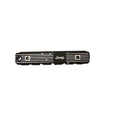 Omix 4.2L Aluminum Valve Cover with Jeep Logo thumbnail 1