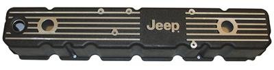 Omix 4.2L Aluminum Valve Cover with Jeep Logo thumbnail 2