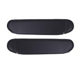 Omix Sun Visors Charcoal 87-95 Jeep Wrangler thumbnail 1