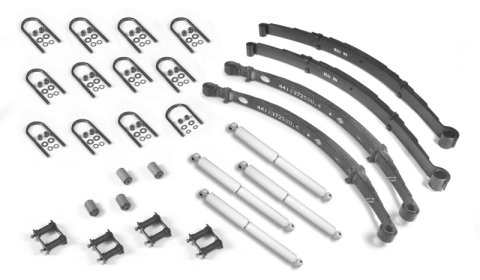 Omix Leaf Spring Kit 82-86 Jeep CJ Models thumbnail 1