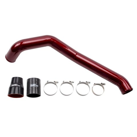 Wehrli 04.5-10 Chevrolet 6.6L LLY/LBZ/LMM Duramax Driver Side 3in Intercooler Pipe - WCFab Grey thumbnail 3