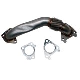 Wehrli 01-04 Chevrolet 6.6L Duramax LB7 2in Stainless Pass. Side Up Pipe w/Gaskets (Single Turbo) thumbnail 1