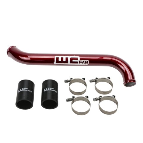 Wehrli 11-16 Chevrolet 6.6L LML Duramax Upper Coolant Pipe - Gloss Black thumbnail 4