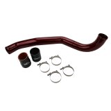 Wehrli 17-19 Chevrolet 6.6L L5P Duramax Driver Side 3in Intercooler Pipe - WCFab Red thumbnail 1