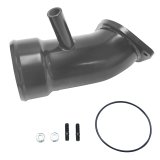 Wehrli 17-19 Chevrolet 6.6L L5P Duramax 3.5in Intake Horn w/PCV Port - Gloss White thumbnail 1