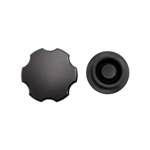 Wehrli 99-24 GM 1500/2500/3500 Billet Aluminum Brake Master Cylinder Cap - Black Anodized