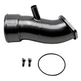 Wehrli 20-24 Chevrolet 6.6L L5P Duramax 3.5in Intake Horn w/PCV Port - Gloss Black thumbnail 1