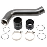 Wehrli 20-24 Chevrolet 6.6L L5P Duramax Passenger Side 3.5in Intercooler Pipe - Gloss Black thumbnail 6