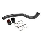 Wehrli 17-19 Chevrolet 6.6L L5P Duramax Driver Side 3in Intercooler Pipe - Semi-Gloss Black thumbnail 3