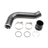 Wehrli 17-19 Chevrolet 6.6L L5P Duramax Passenger Side 3.5in Intercooler Pipe - Semi-Gloss Black thumbnail 1