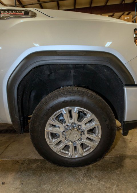 Wehrli 2020+ GMC 2500/3500HD Fender Flare Marker Light Delete Kit w/o Logo - Fine Texture Black thumbnail 7