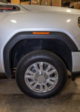 Wehrli 2020+ GMC 2500/3500HD Fender Flare Marker Light Delete Kit w/Logo - Fine Texture Black thumbnail 5