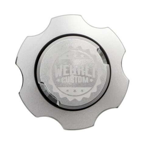 Wehrli 2001+ GM Duramax LB7/LLY/LBZ/LMM/LML/L5P Billet Oil Fill Cap - Clear Anodized thumbnail 1