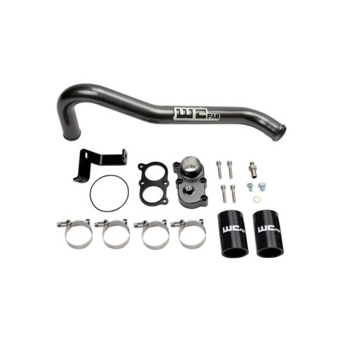 Wehrli 06-10 Duramax LBZ/LMM Thermostat Housing Kit - Gloss Black thumbnail 3