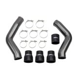 Wehrli 13-18 Ram 6.7L Cummins 3.5in Intercooler Pipes Kit - Gloss Black thumbnail 3