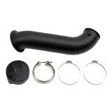 Wehrli 04.5-07 Dodge Ram Cummins 4in Down Pipe - w/High Mount S300 Turbo & 2nd Gen Manifold thumbnail 4