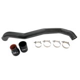 Wehrli 11-16 Chevrolet 6.6L LML Duramax Driver Side 3in Intercooler Pipe - Semi-Gloss Black thumbnail 4