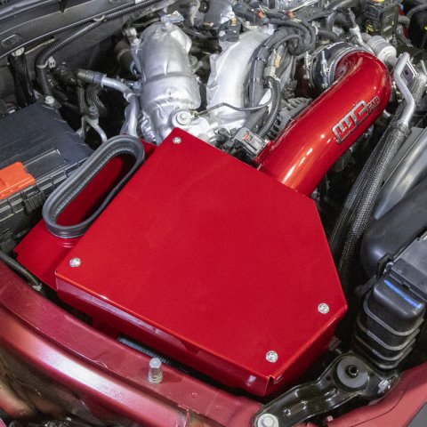 Wehrli 20-24 Chevrolet 6.6L L5P Duramax 4in Intake Kit - Red thumbnail 6