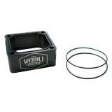 Wehrli 98.5-07 Dodge 5.9L Cummins Billet Intake Spacer Kit - Black Anodized & Engraved Finish thumbnail 1