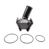 Wehrli Chevrolet LBZ/LMM Duramax 3in Y-Bridge Kit (Bridge Only) - Gloss Black thumbnail 1