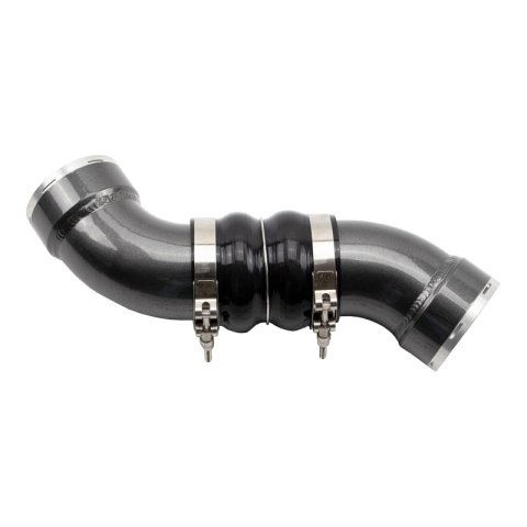 Wehrli 06-10 Chevrolet 6.6L LBZ/LMM Duramax Passenger Side 3.5in Intercooler Pipe - Gloss Black thumbnail 5