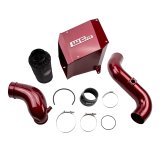 Wehrli 06-07 Duramax LBZ 4in Intake Kit Stage 2 - Red thumbnail 2