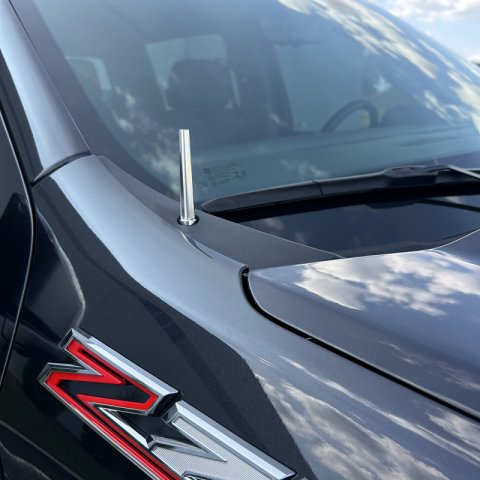 Wehrli 07.5-19 Chevrolet 6.6L Duramax Billet TIG Torch Stubby Antenna - Flat Black thumbnail 7