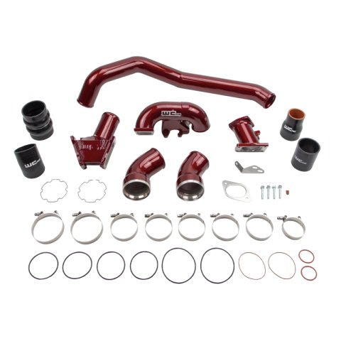 Wehrli 07.5-10 GMC/Chevrolet 6.6L Duramax Stage 1 High Flow Intake Bundle Kit - Gloss Black thumbnail 1