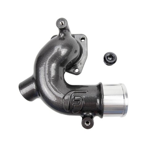 Wehrli 98-18 Dodge / Ram Cummins 5.9L/6.7L WCFab X Fleece Thermostat Housing - Flat Black thumbnail 4