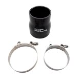 Wehrli 3in x 3.5in ID Straight Reducer x 4in Long Silicone Boot & Clamp Kit thumbnail 2