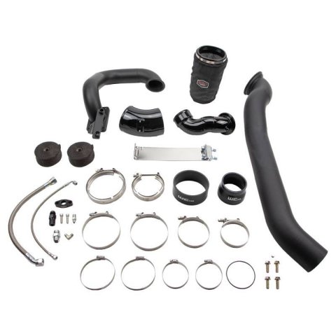 Wehrli 03-07 Dodge 5.9L Cummins S400 Twin Turbo Kit (No Turbo) - Flat Black thumbnail 2