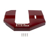 Wehrli 13-23 Dodge Cummins 6.7L Fabricated Aluminum Engine Cover - WCFab Red thumbnail 1