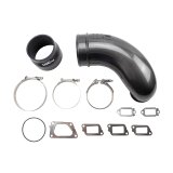 Wehrli 11-16 Chevrolet 6.6L LML Duramax 5in Intake Horn - Gun Metal thumbnail 3