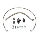 Wehrli Chevrolet 6.6L Duramax L5P S400 Single Turbo Oil Line Kit thumbnail 1