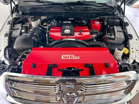 Wehrli 13-18 Cummins Fabricated Aluminum Radiator Cover - Kiwi Green thumbnail 7