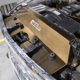 Wehrli 10-12 Cummins Fabricated Aluminum Radiator Cover - Cat Yellow thumbnail 2